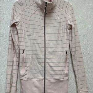 Lululemon Vintage Striped Pink Zip-Up Define Jacket
